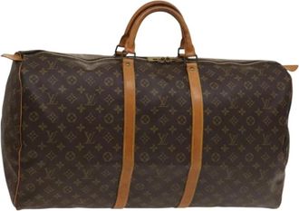 Louis Vuitton Pre-owned Weekend Bags, female, Brown, Size: ONE SIZE Pre-owned Vintage Monogram Travel Bag