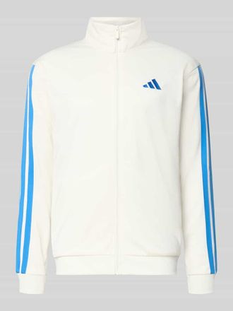 adidas Regular Fit Trainingsjacke mit Stehkragen in Offwhite, Gr&ouml;&szlig;e XXL