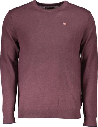 Napapijri Kleding - Heren - Ronde hals truien - Paars - XS - Truien & Vesten