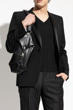 Dolce & Gabbana Dog Carrier Bag Lock, Mens, Black