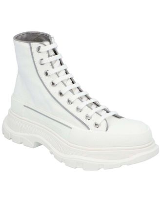 Alexander McQueen Alexander Mcqueen Mens Canvas Tread Slick Boot, Never Worn (Authentic Pre- Loved)