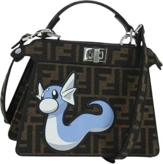 Fendi Pre-owned Zucca Canvas Handtas - Dames - Vintage Handtas - Bruin - ONE Size - Vintage