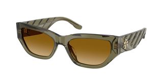 Tory Burch TY7240U 20853B Womens Sunglasses Green Size 55