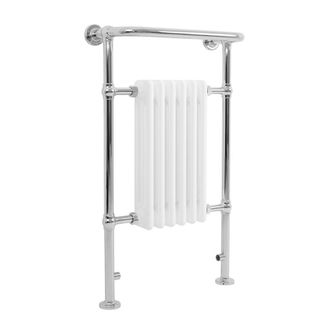 MonsterShop Traditional Heated Towel Rail Radiator - 950mm x 570mm - White