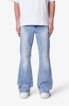 mnml Super Flare Jeans in Light Blue at Nordstrom, Size 28