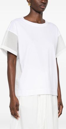 Brunello Cucinelli Brunello Cucinelli Womens Cotton T-shirt - Light Grey - Size Small