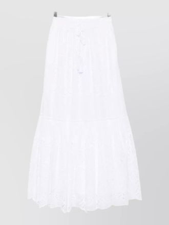 Ermanno Scervino knee length midi skirt tassel tiers