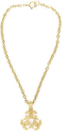 Chanel Triple CC Pendant Chain Necklace Ketting