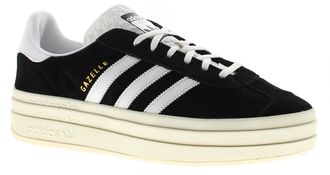 adidas Originals ADIDAS Originals Womens Trainers Gazelle Bold Leather Lace Up black white cream