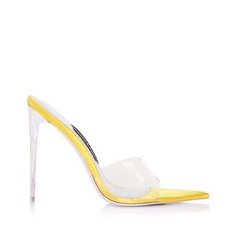 Jessica Rich Racy Mule Sandal in Yellow at Nordstrom, Size 42
