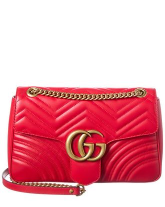 Gucci Gg Marmont Medium Leather Shoulder Bag