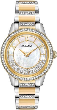 Bulova Crystal Quartz Ladies Watch 98L245