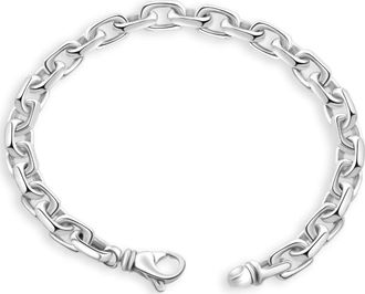 Pompeii3 Mens 14k Gold (36gram) or Platinum (72gram) 6.5mm Link Bracelet 8.5