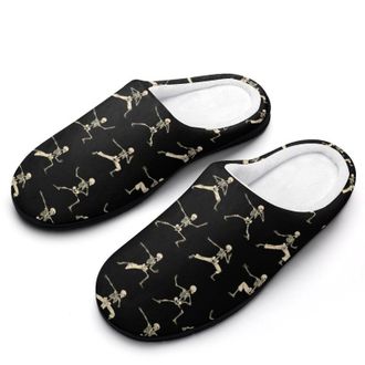 Generic Kung Fu Skeleton Mens Slippers Comfortable And Non-slip Cotton Slipper Shoe for House