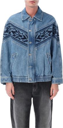 Isabel Marant Isabel Marant, Denim Jackets, male, Blue, Size: S Julian Denim Jacket