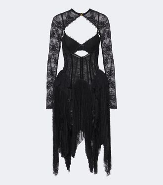 Zimmermann Abito bustier Valiant in pizzo