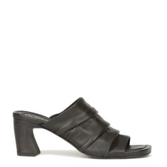 Ash Heeled Mules, female, Black, Size: 10 US EVA