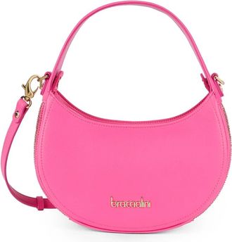 Braccialini Calliope Pro Schoudertas - Dames - Tassen - Roze - Maat: ONE Size Zijde