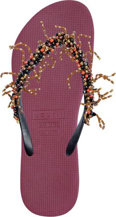 UZURII Bahia Zalm Flip Flop robijnrood