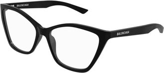 Balenciaga Cat-Eye Frame - Dames - Brillen - Zwart - 57 MM - Leer - Accessoires