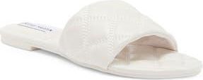 Steve Madden Perrie Quilted Slide Sandal in Bone at Nordstrom Rack, Size 8.5