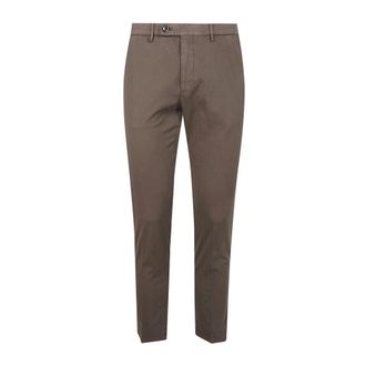 Michael Coal Chinos - Heren - Broeken - Bruin - Maat: W34