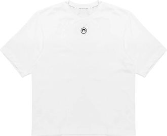 Marine Serre Hombre, Camisetas, Blanco, Talla: XL