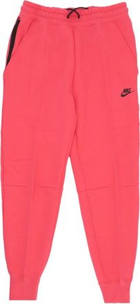 Nike Sweatpants, female, Pink, Size: XS Tech Fleck Mid-Rise Jogger Trousers