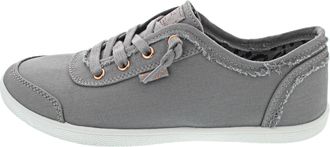 Skechers Bobs B Cute Womens Canvas Trainers 3 UK Grey/White