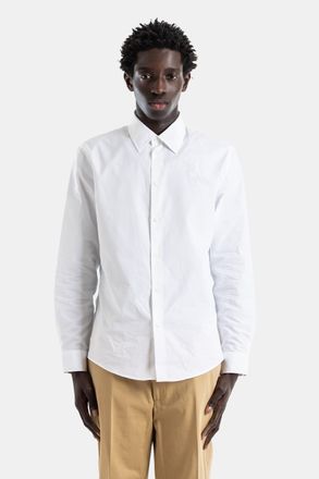 Burberry Check Shirt - White