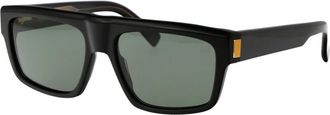 Dunhill Du 0055S Zonnebrillen - Heren - Zonnebrillen - Zwart - 57 MM - Nylon - Accessoires