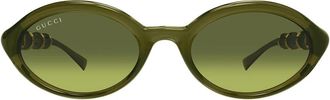 Gucci Sunglasses Gg2059 S 004 Green/Green Women