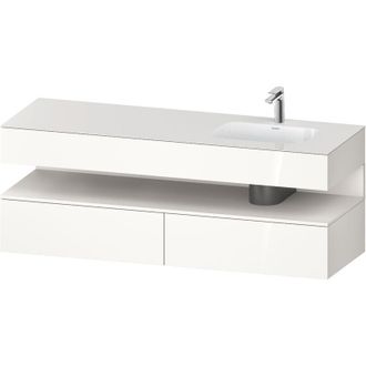 Duravit Qatego Lavabo Encastrado Con Base De Lavabo Consola, - Duravit
