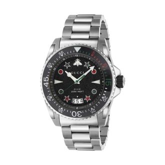 Gucci Duikhorloge - Heren - Horloges - Grijs - ONE Size - Accessoires