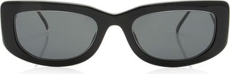 Prada Rectangle Triangle Logo Sunglasses