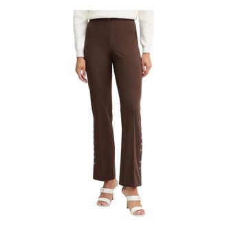 Karl Lagerfeld Dames, Broeken, Bruin, Maat: L Viscose