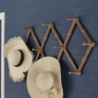 Ballard Designs Chloe Wall Rack - Natural - Ballard Designs