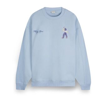 Filling Pieces Hoodies & sweatvesten, Heren, Blauw, 2Xl, Katoen, Sweatshirt Bakery