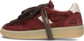 D.A.T.E. Court 2.0 - Dames - Sneakers - Rood - 40 EU - Katoen - Schoenen