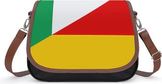 Generic Flag of Ireland And Germany Small Womens Crossbody Bags Shoulder Handbag with Adjustable Strap for Travel