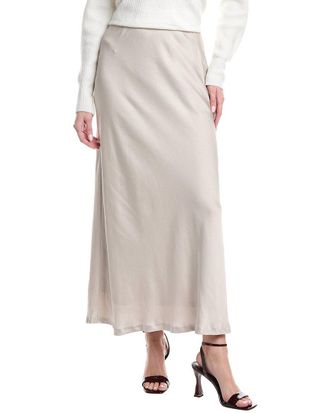 Kenneth Cole Textured Bias Maxi Skirt