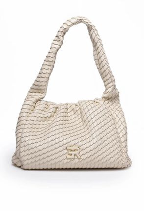 Ermanno Scervino Teagan Hobo Crossbody Bag - White