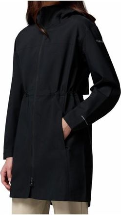 Columbia Weekend Adventure II Long Shell Mantel f&uuml;r Damen | schwarz