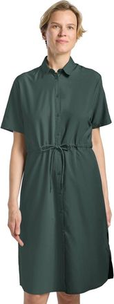 Jack Wolfskin Sommerkleid JACK WOLFSKIN WAIMEA DRESS W, Damen, Gr. L (42/44), N-Gr, sago palm, Obermaterial: 100% Polyester, Kleider Sommerkleid
