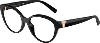 Tiffany & Co. Stijlvolle Bril in Zwart - Dames - Brillen - Zwart - 54 MM - Accessoires
