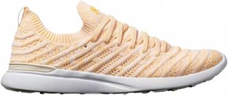 Athletic Propulsion Labs Womens Techloom Wave Athletic Sneakers In Pristine/marigold/melange