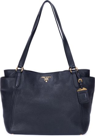 Prada Pre-owned Womens Tote Shoulder Bag - Black - One Size