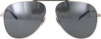 Saint Laurent unisex, Accessoires, Grijs, Maat: 59 MM