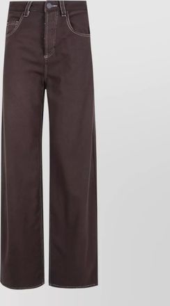Uma Wang wool wide-leg jeans