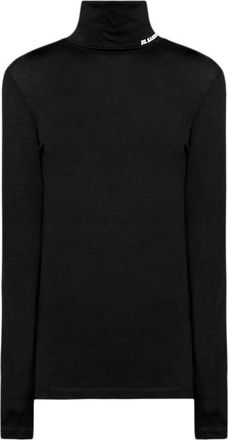 Jil Sander Long Sleeved Top With Funnel Neckline